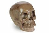 Realistic, Polished Chohua Jasper Skull #382002-2